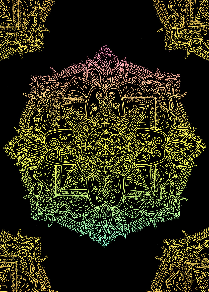 flowers mandala