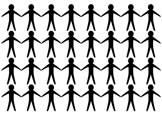 Paper Cutout Men