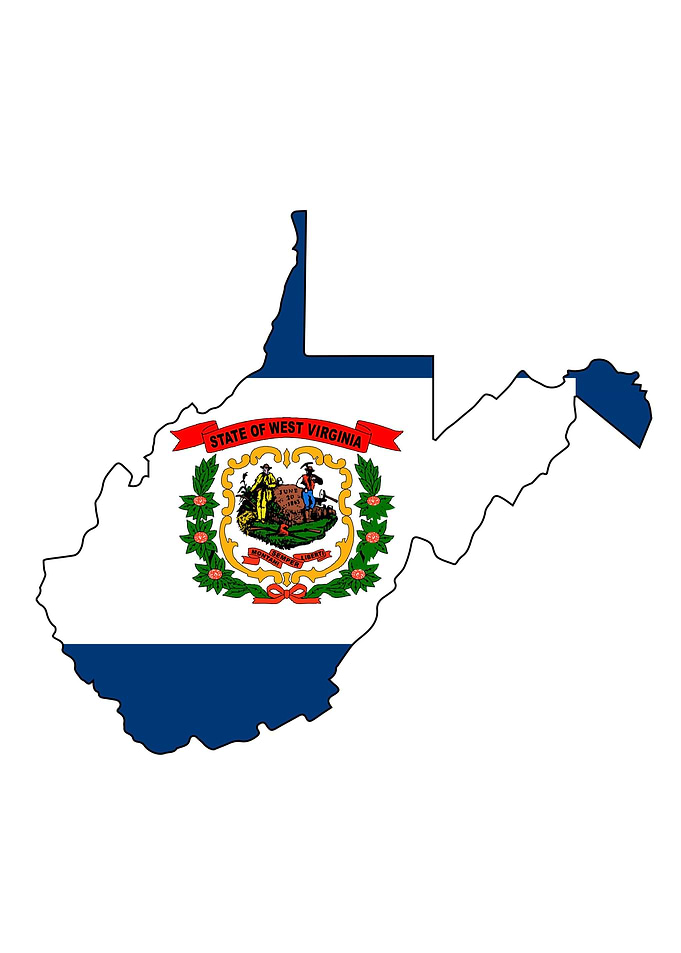 West Virginia State Map