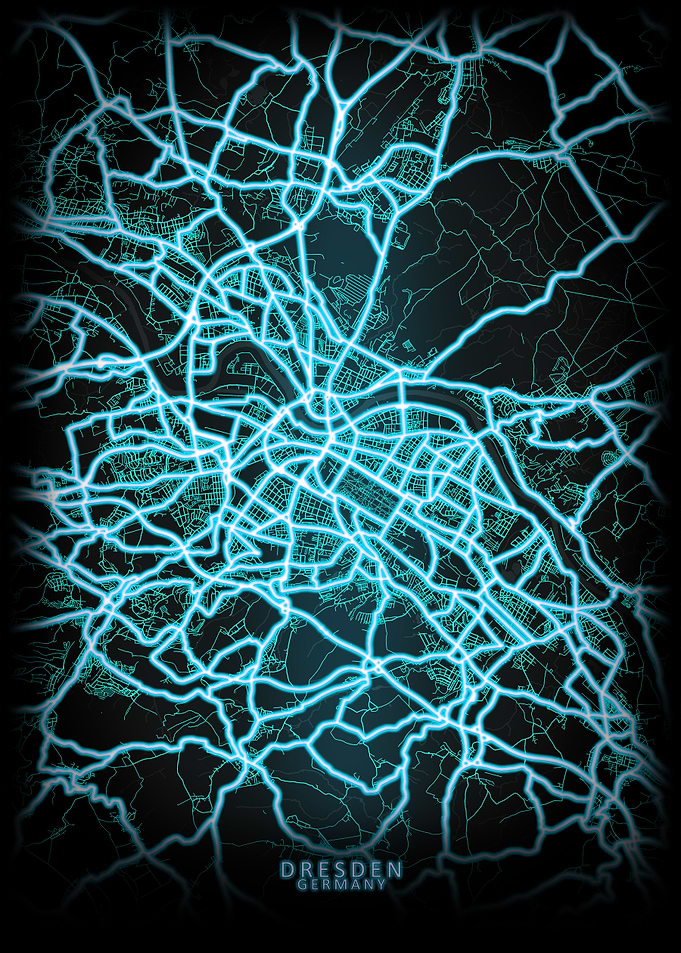 Dresden Germany City Map
