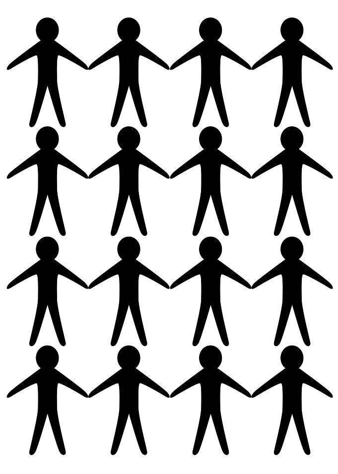 Paper Cutout Men