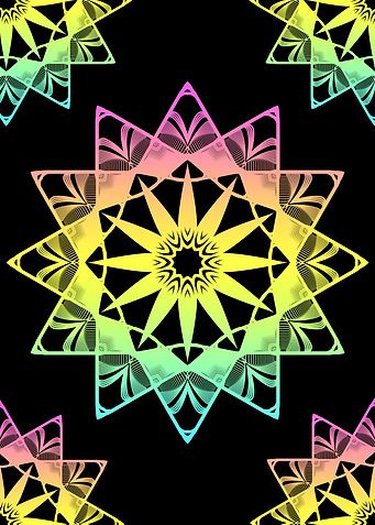 mandala colorfull