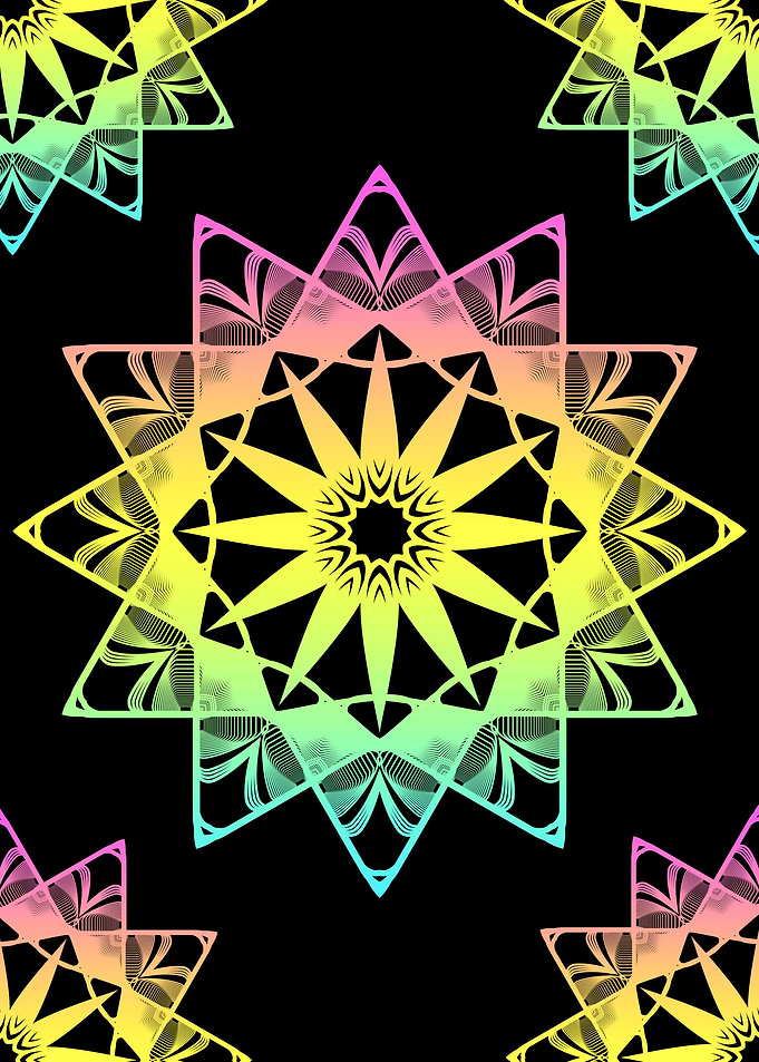mandala colorfull