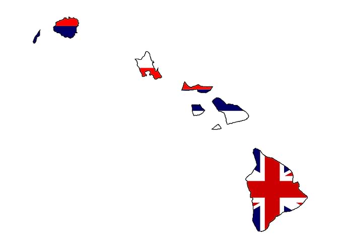 Hawaii State Outline Map