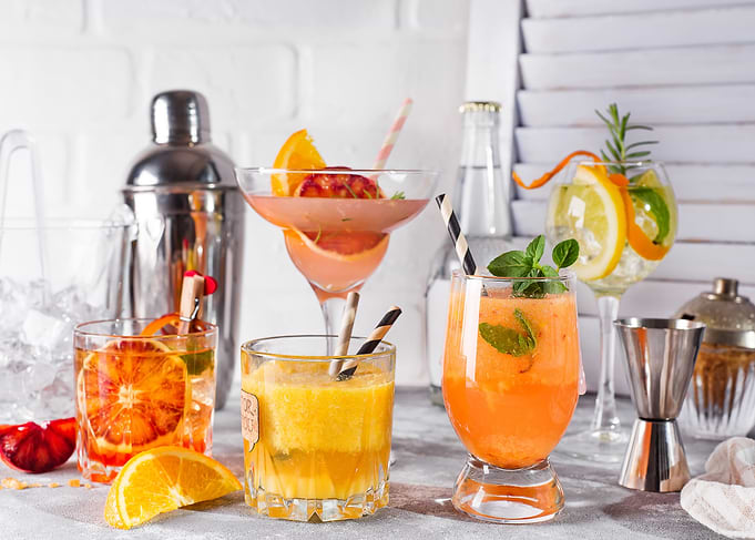 Different cocktails