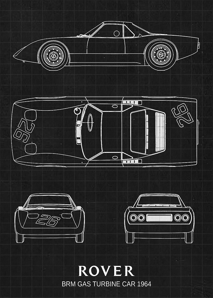 ROVER BRM GAS TURBINE 1964