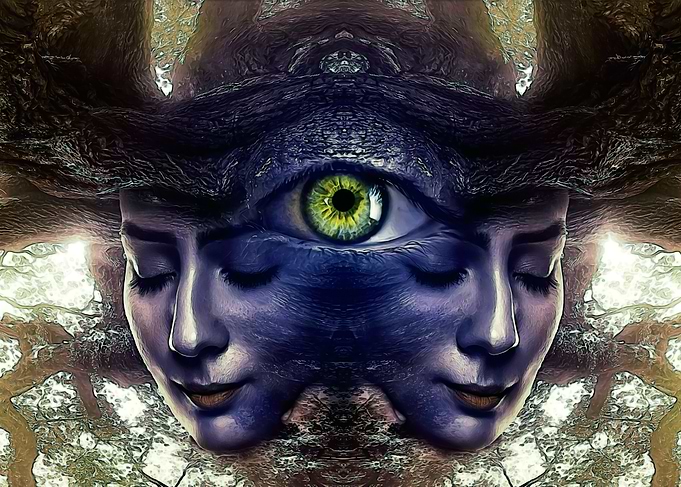 Fusion of faces with tree