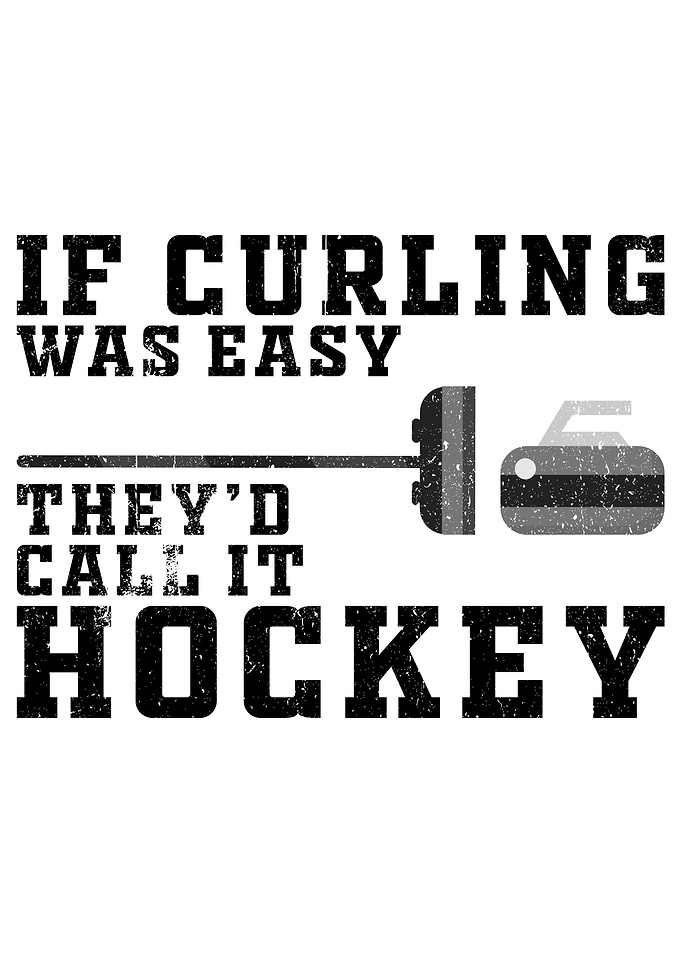 CURLING PLAYER FUNNY GIFT