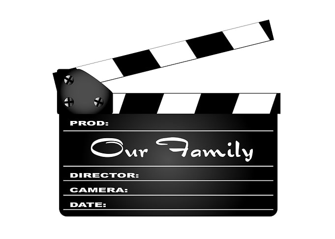 Our Family Clapperboard