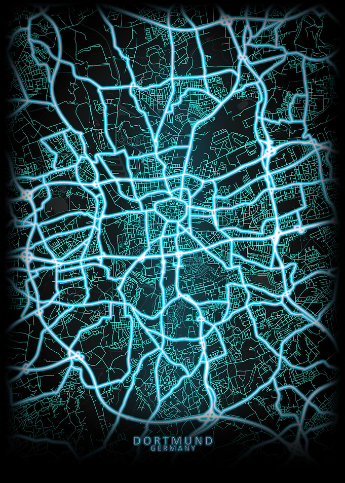 Dortmund Germany City Map