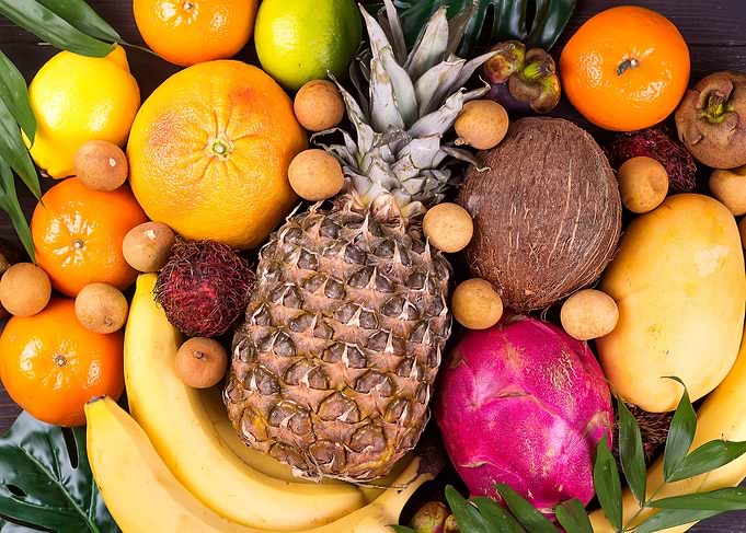 Tropical exotic fruits