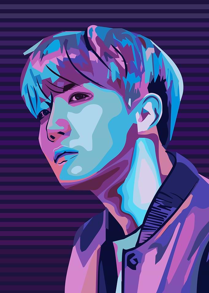 BTS J HOPE POP ART