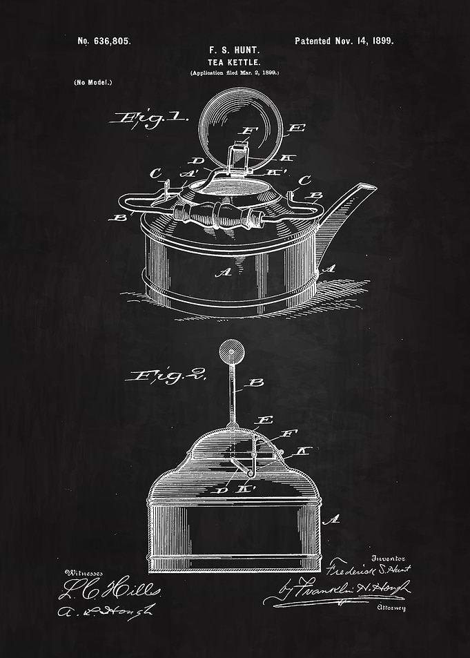 1899 Tea Kettle Patent