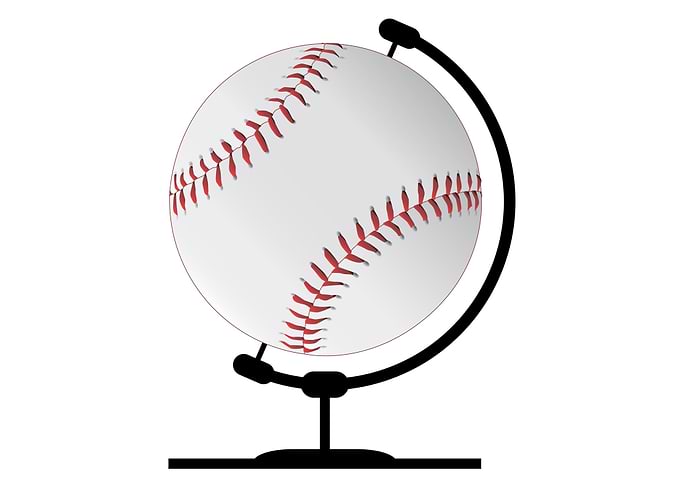 Mounted Baseball