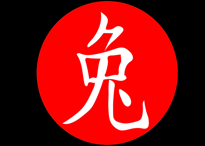 Rabbit Chinese Character