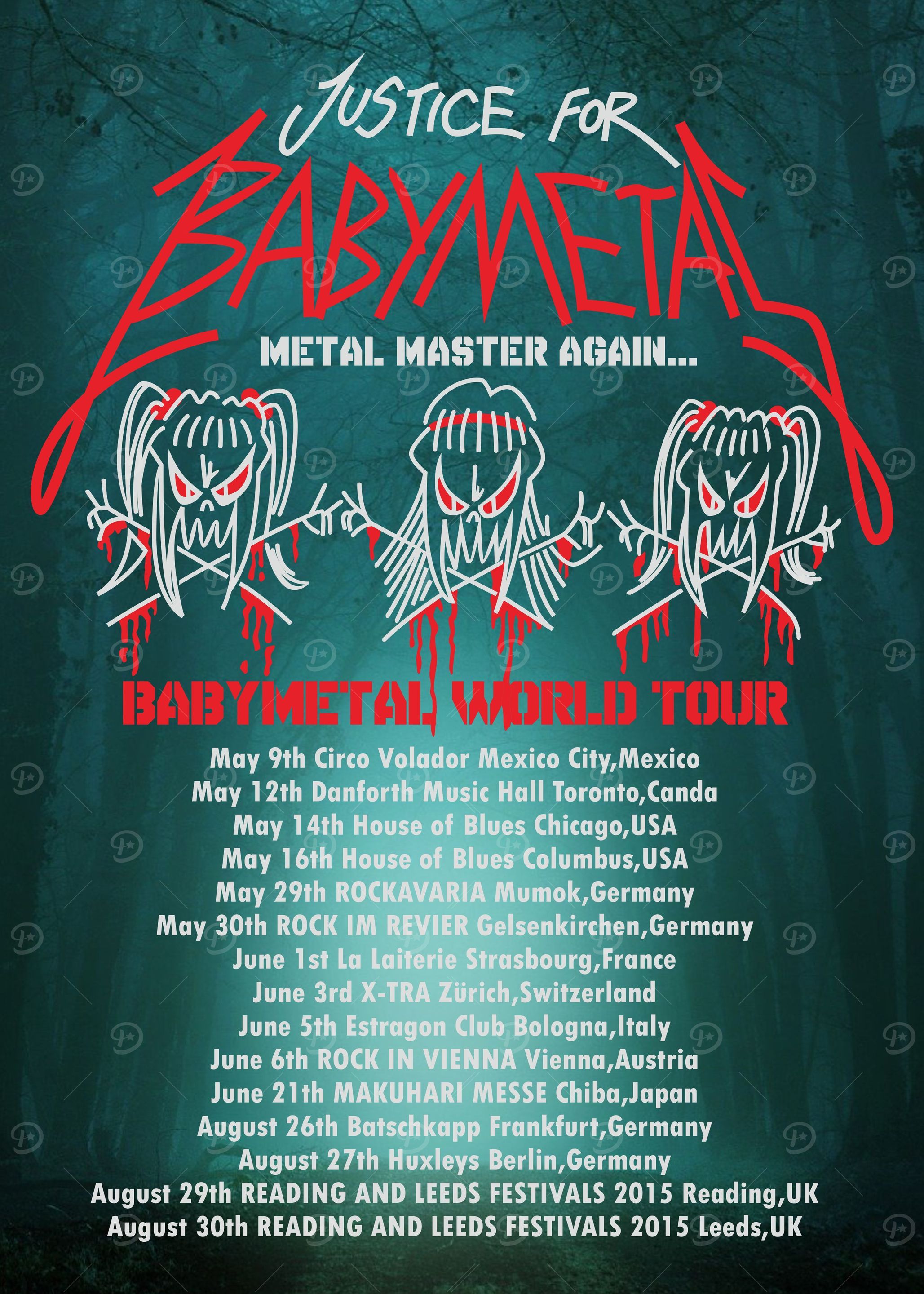 baby metal world tpur