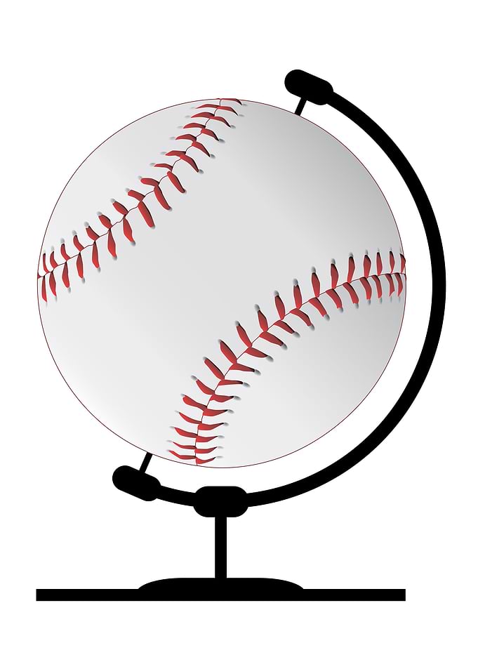 Mounted Baseball