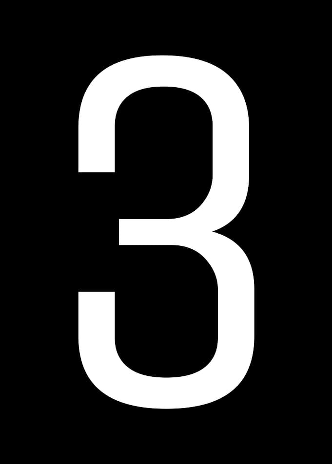 Number 3