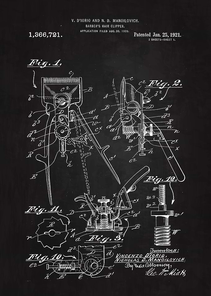 1921 Barber Hair Clipper
