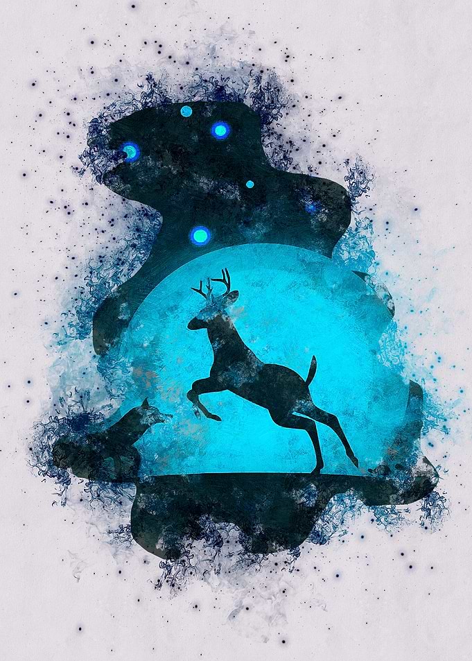 deer jump