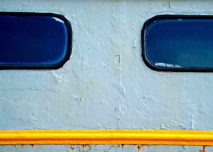 Old Diesel Loco Abstract