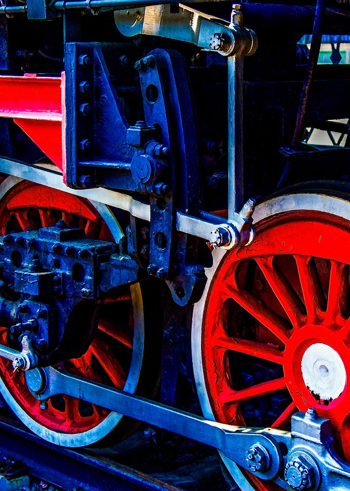 Steam Engine Wheels Rods