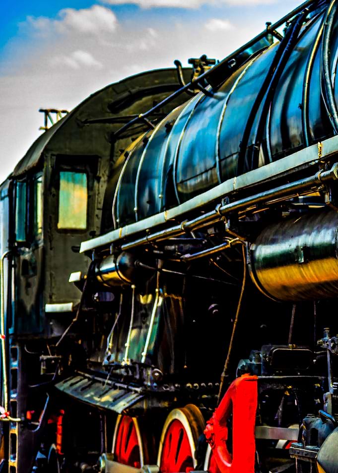 Steam Locomotive Left