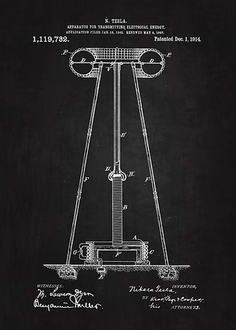 Tesla Patent Art