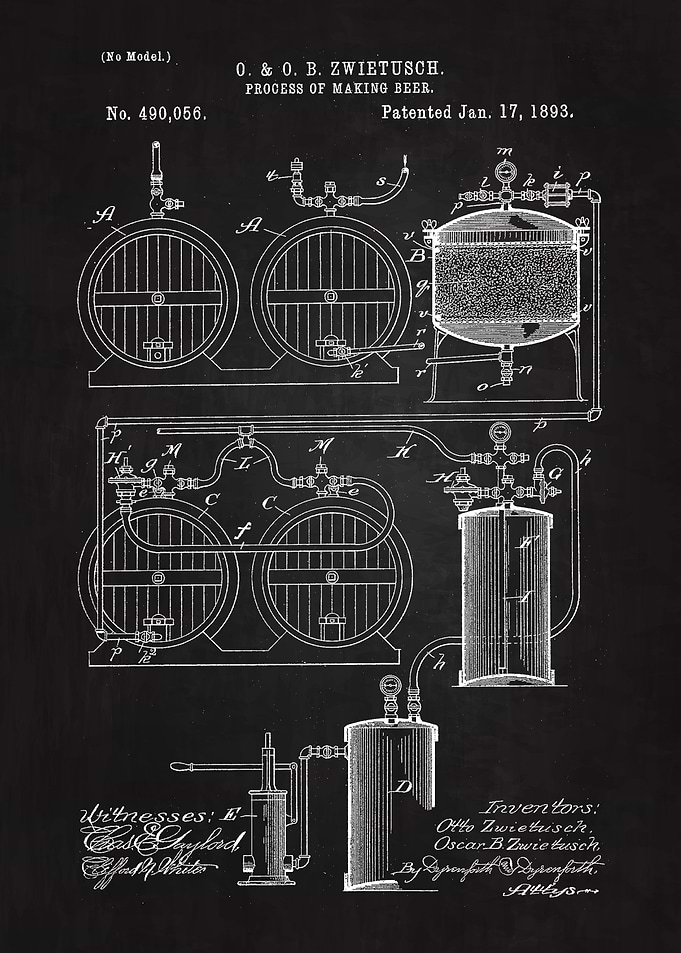 1893 Making Beer Patent