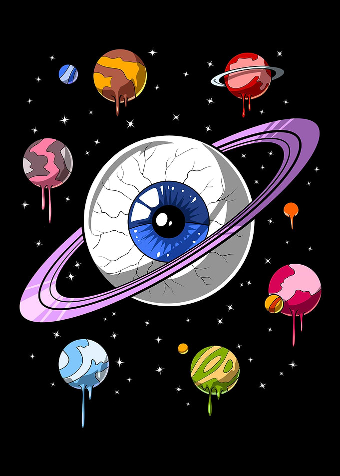 Psychedelic Trippy Space