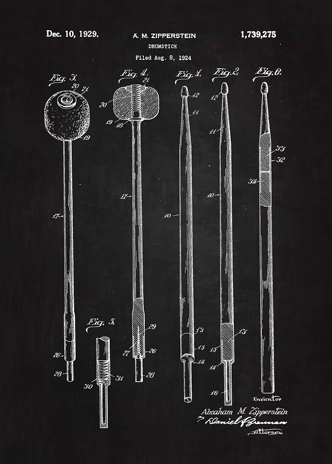 1929 Drumstick Patent