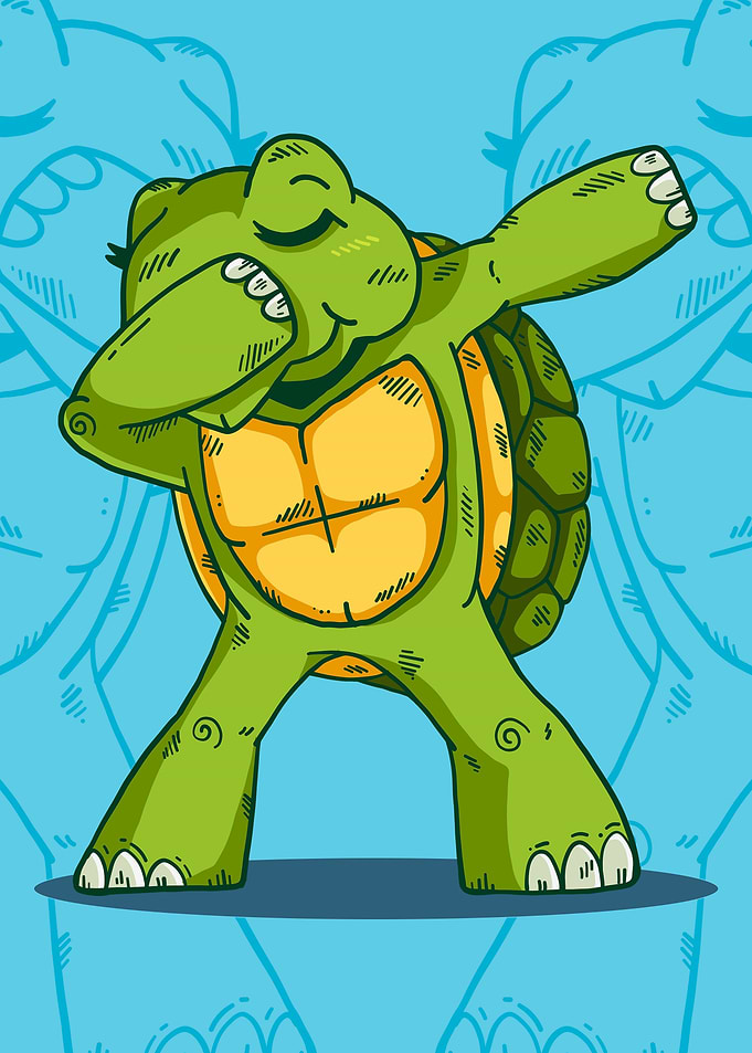 DABBING TURTLE