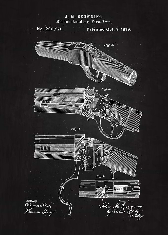 1879 Firearm Patent