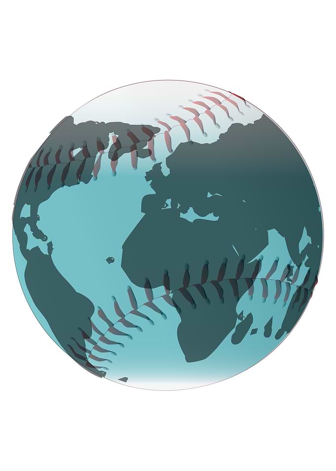 Baseball And Globe