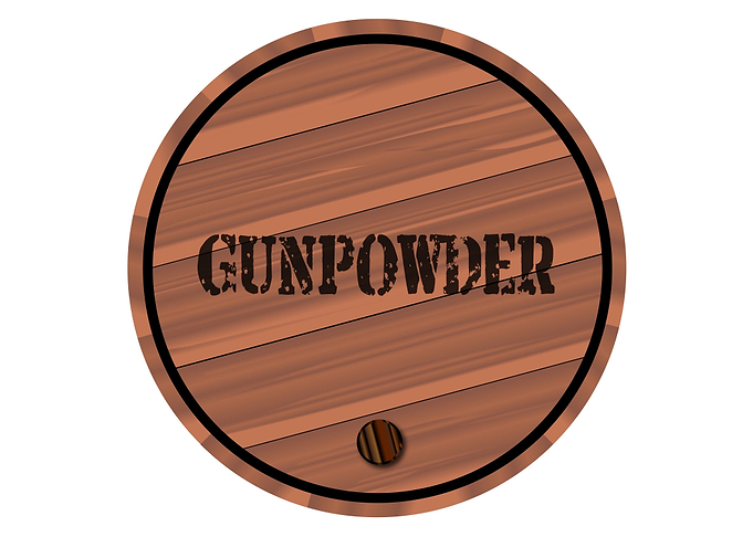 Isolated Gunpowder Keg