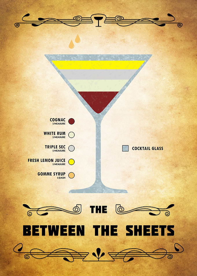 Bewteen The Sheets Cocktai