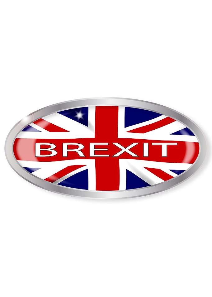 Brexit Union Jack Button
