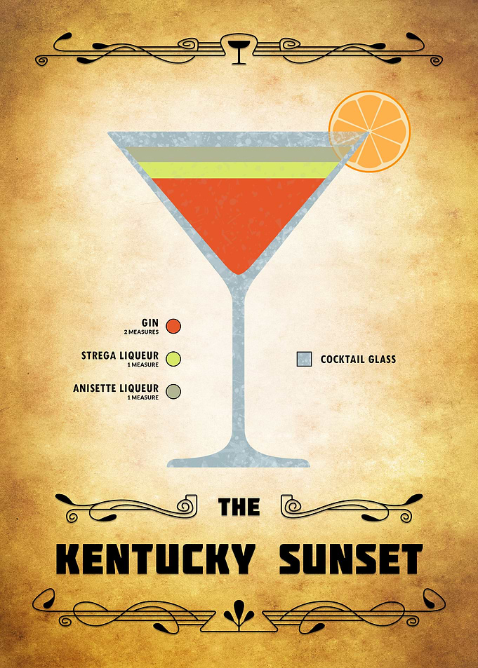 Kentucky Sunset Cocktail