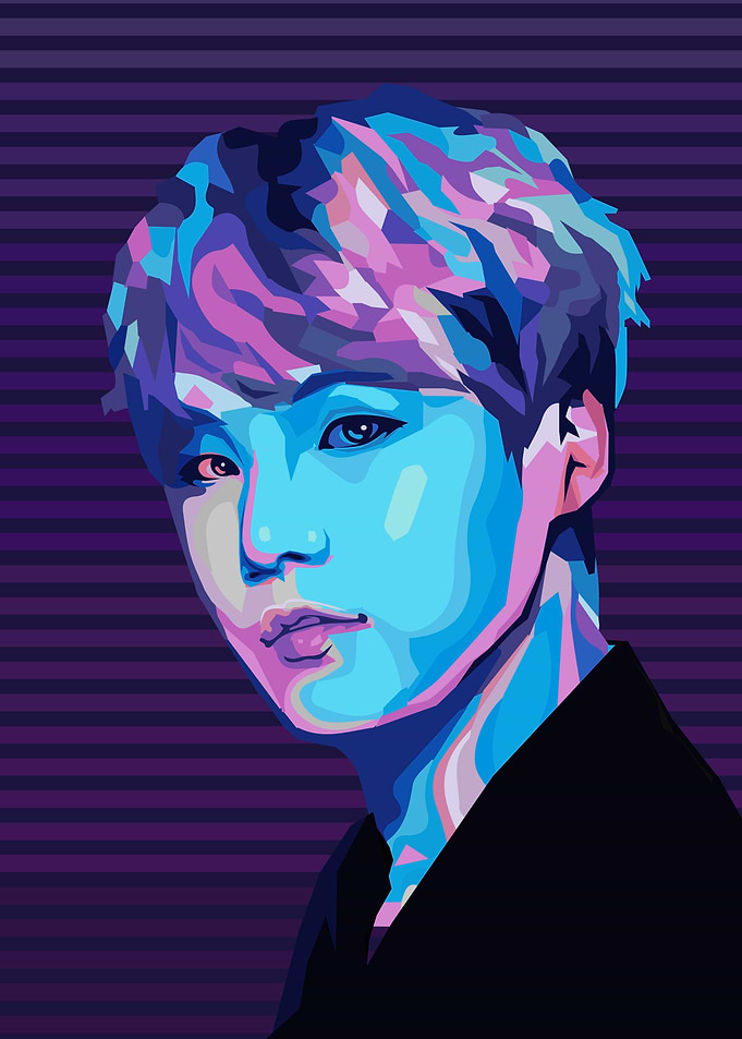 BTS SUGA POP ART