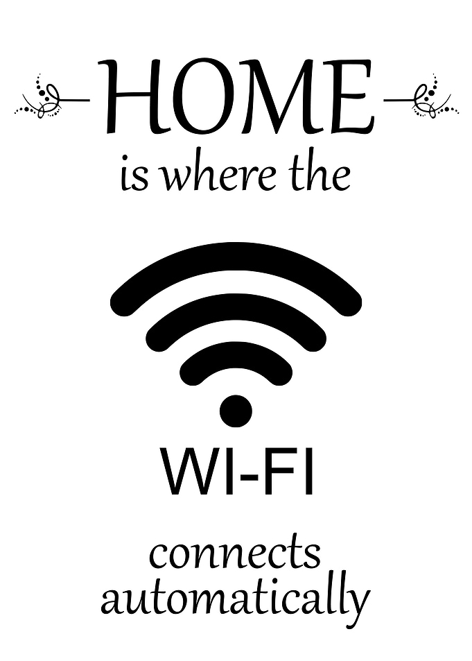 Funny WiFi Home Connects