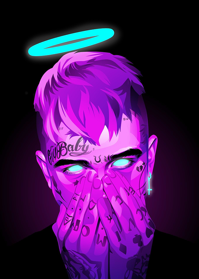 Lil Peep neon