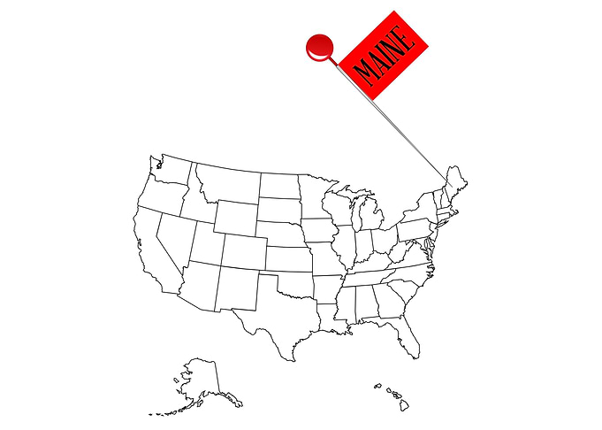 Knob Pin Maine