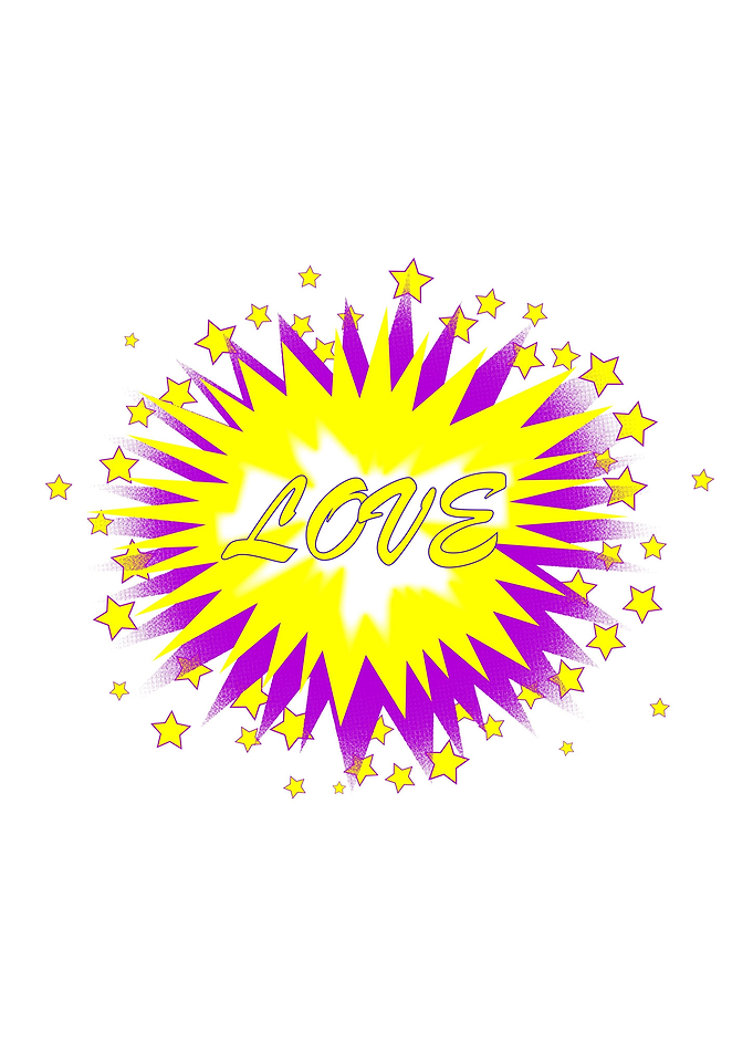 Comic Love Balloon