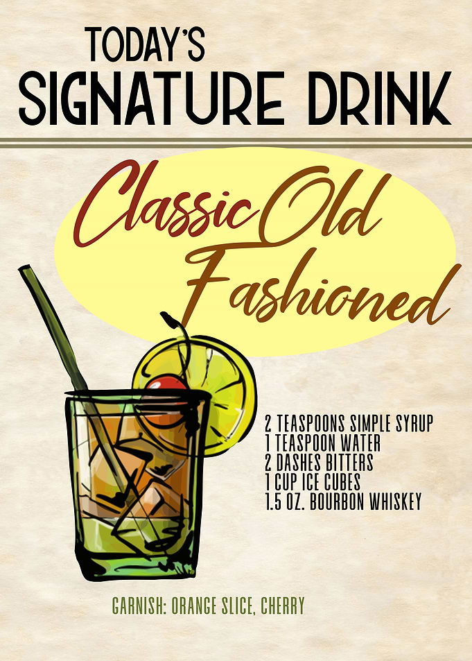 Classic Old Fashioned Bar