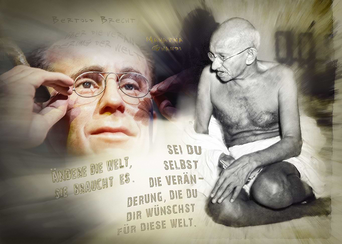 Bertold Brecht Ghandi