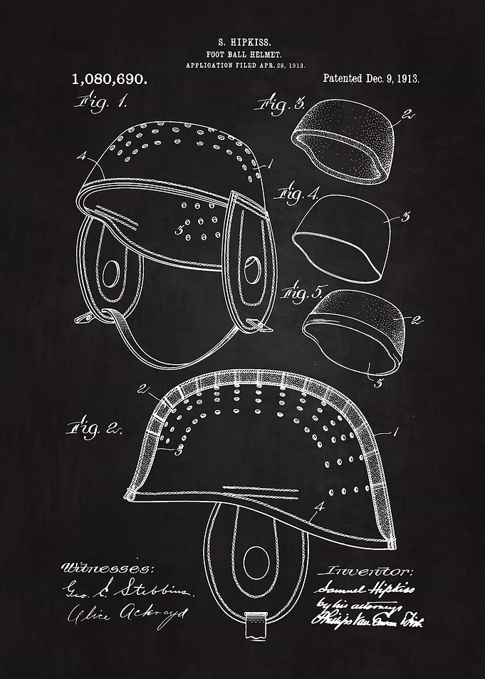 1924 Football Helmet