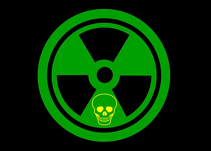 Caution Radioactive Sign