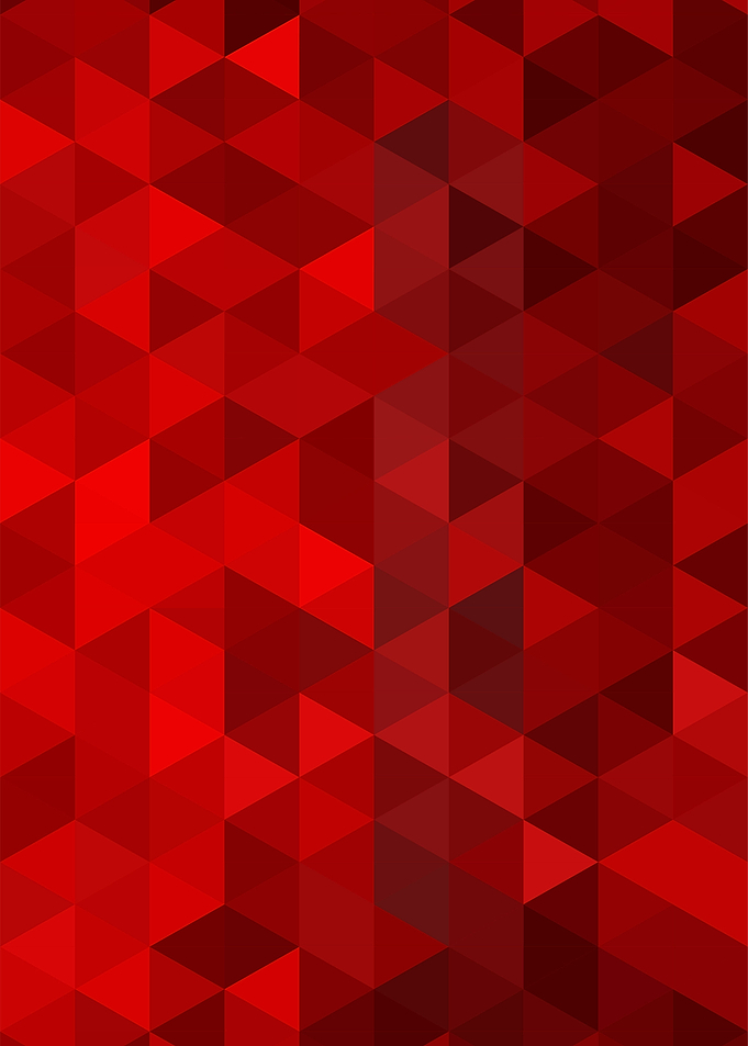 red triangle background