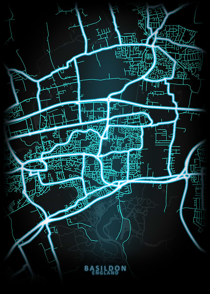 Basildon England City Map