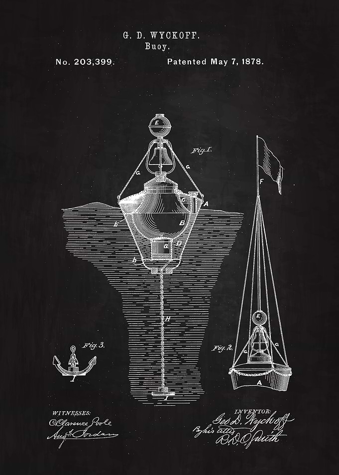 1878 Buoy Patent Art